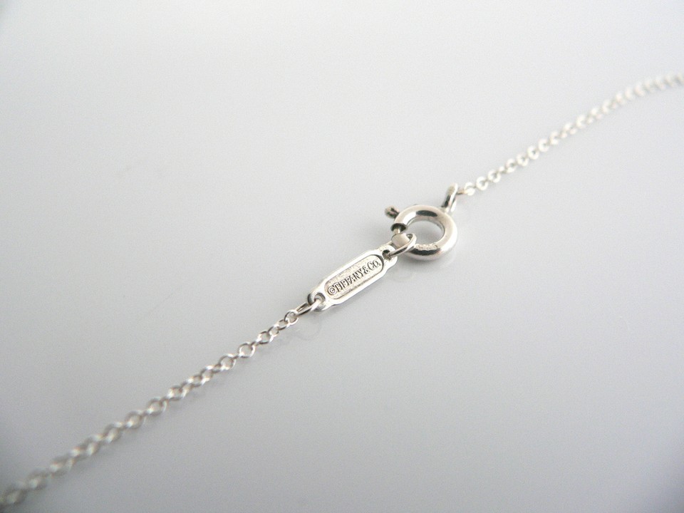 Tiffany & Co 1837 Circle Necklace Pendant Charm Chain Classic Gift Love