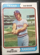 1974 Topps Jim Fregosi Texas Rangers 3d Base Baseball Card #196