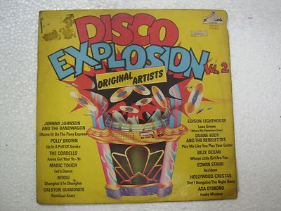 Disco Explosion Orig Artist Biddu Asa Dymond Polly Brown  Rare LP  England Ex