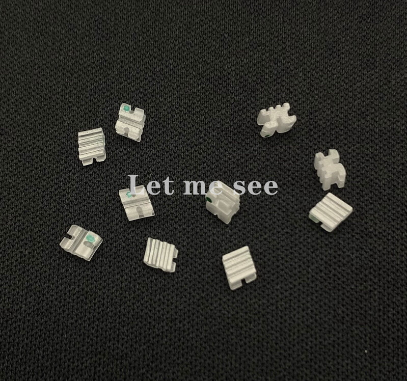 Dental Orthodontic Brackets Braces Zirconia ceramic Mini Roth 022 345 Hooks