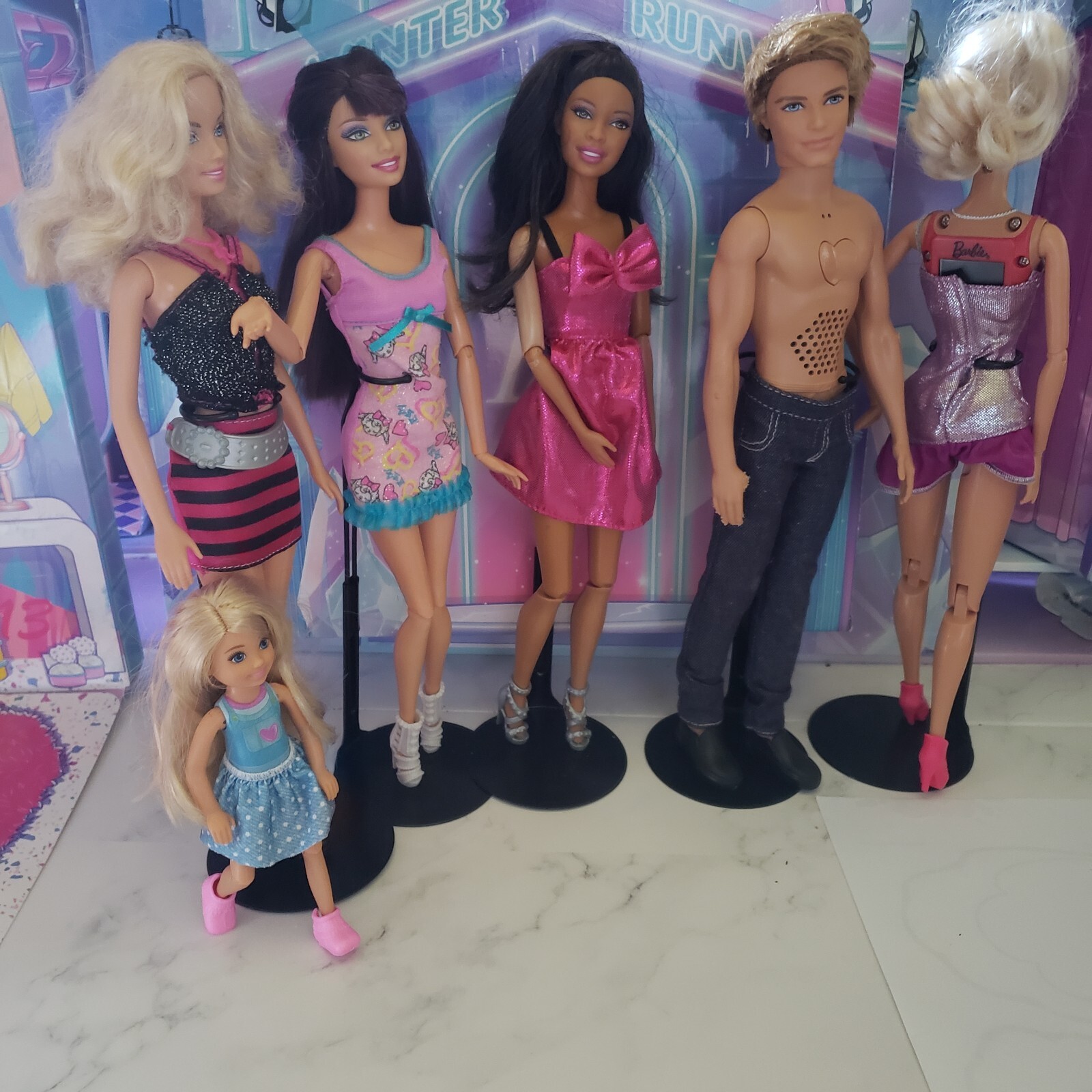 Barbie Raquelle Life in The Dreamhouse Talks Ken Nikki Video Barbie LOT Of 6