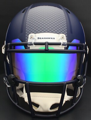 CUSTOM*** SEATTLE SEAHAWKS Full Size NFL Riddell SPEED