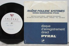 MADONNA True Blue 7" 45 ACETATE 1986 UK Trident Studios Pyral Sleeve (France) 