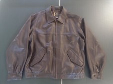 Vintage Eddie Bauer Bomber Jacket Mens XLT Leather Legend Journeyman