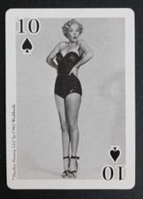 Bicycle Marilyn Monroe Playing Card 10 Spades