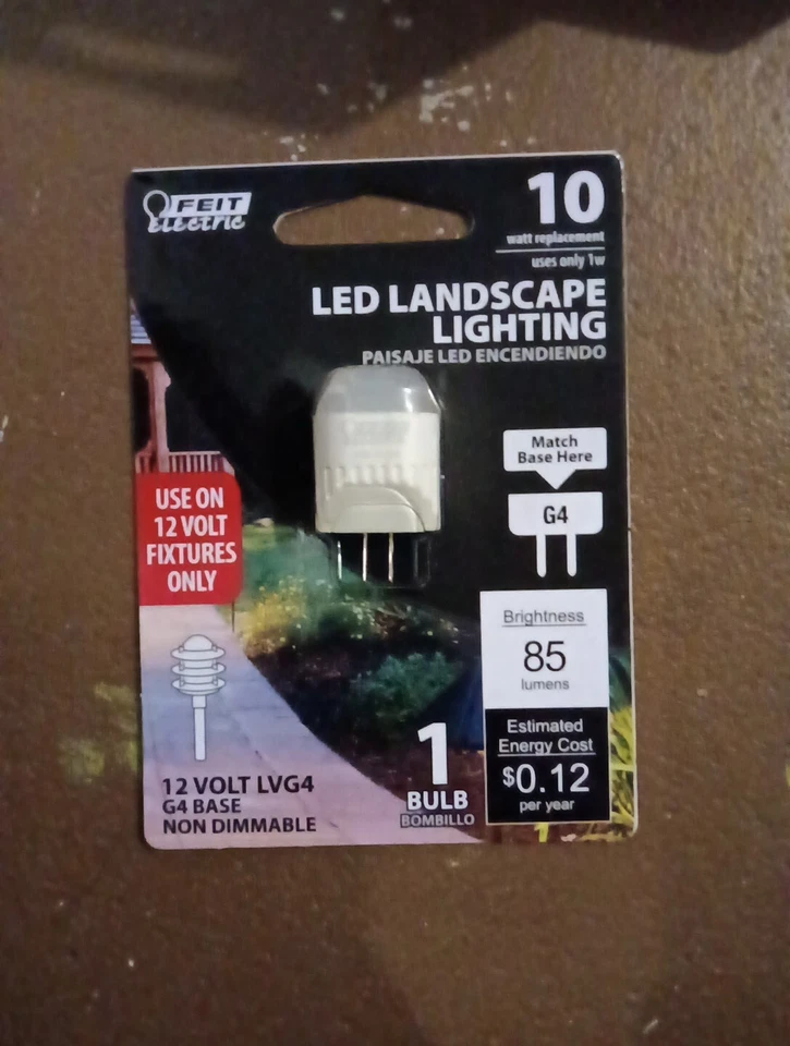 (2) Feit Electric 10W Equiv Warm White Wedge LED G4 2-Pin Base 12Volt Light Bulb - Image 2 of 2