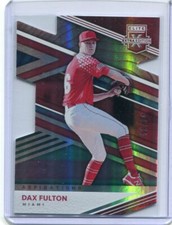 2020 Elite Extra Edition Aspirations Red Die Cut Dax Fulton 2/34