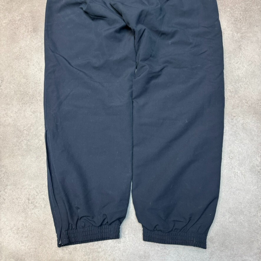Adidas Track Pants Mens Medium Baggy Fit Vintage Wide Leg Sports Joggers, Navy image 8