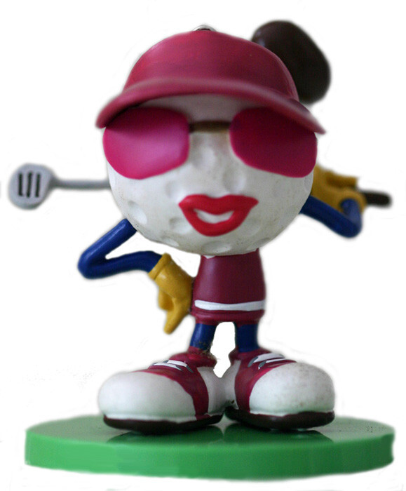 Be The Ball Character Teena Golf Ball Christmas Tree Orament