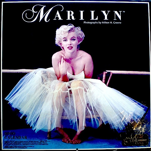 Marilyn Monroe Calendar 2000 Milton Greene Grelly UK