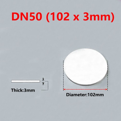 EPTFE Solid Discs Flat Round Pad Sealing Expanded PTFE Dia 45mm-375mm Thick 3mm - Picture 42 of 50