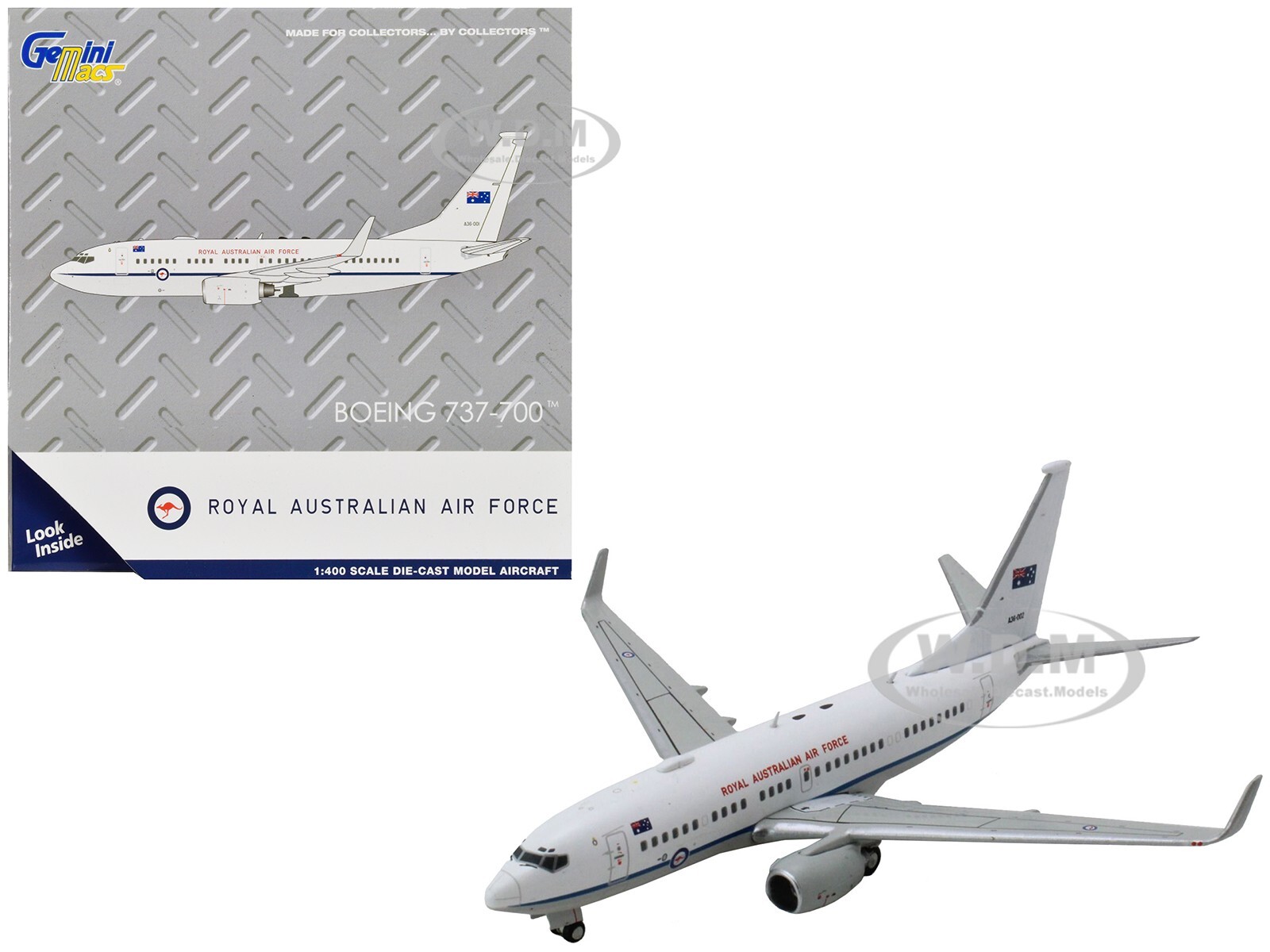 САМОЛЕТ BOEING 737-700 ROYAL AUSTRALIAN AF A36-002 1/400 ПРОИЗВОДСТВА GEMINIJETS GM134