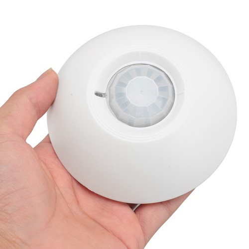 PIR Sensore di Movimento Soffitto Rilevamento 360° LED Rosso Allarme Alta Sensibilità per Fit - Foto 5 di 24