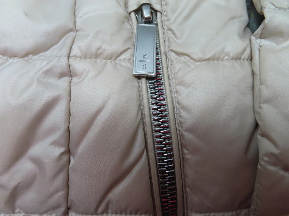 Abrigo Kenneth Cole Puffer Juvenil Niña XS Beige Foto 4 de 4