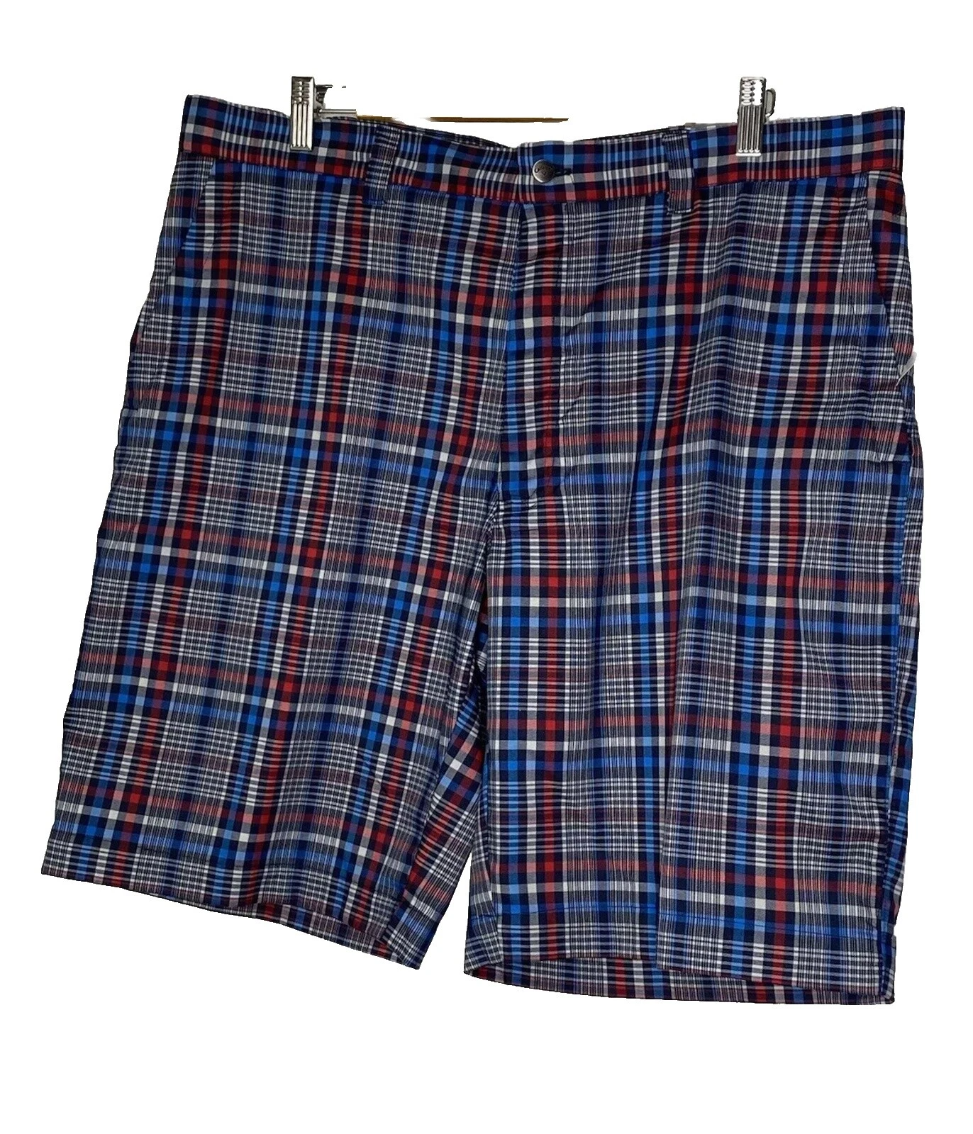 Polyester Plaid Shorts for Men