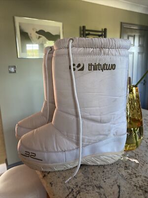 Damenstiefel weiß SNOW SKI Moon THIRTY Two 32 UK 6,5