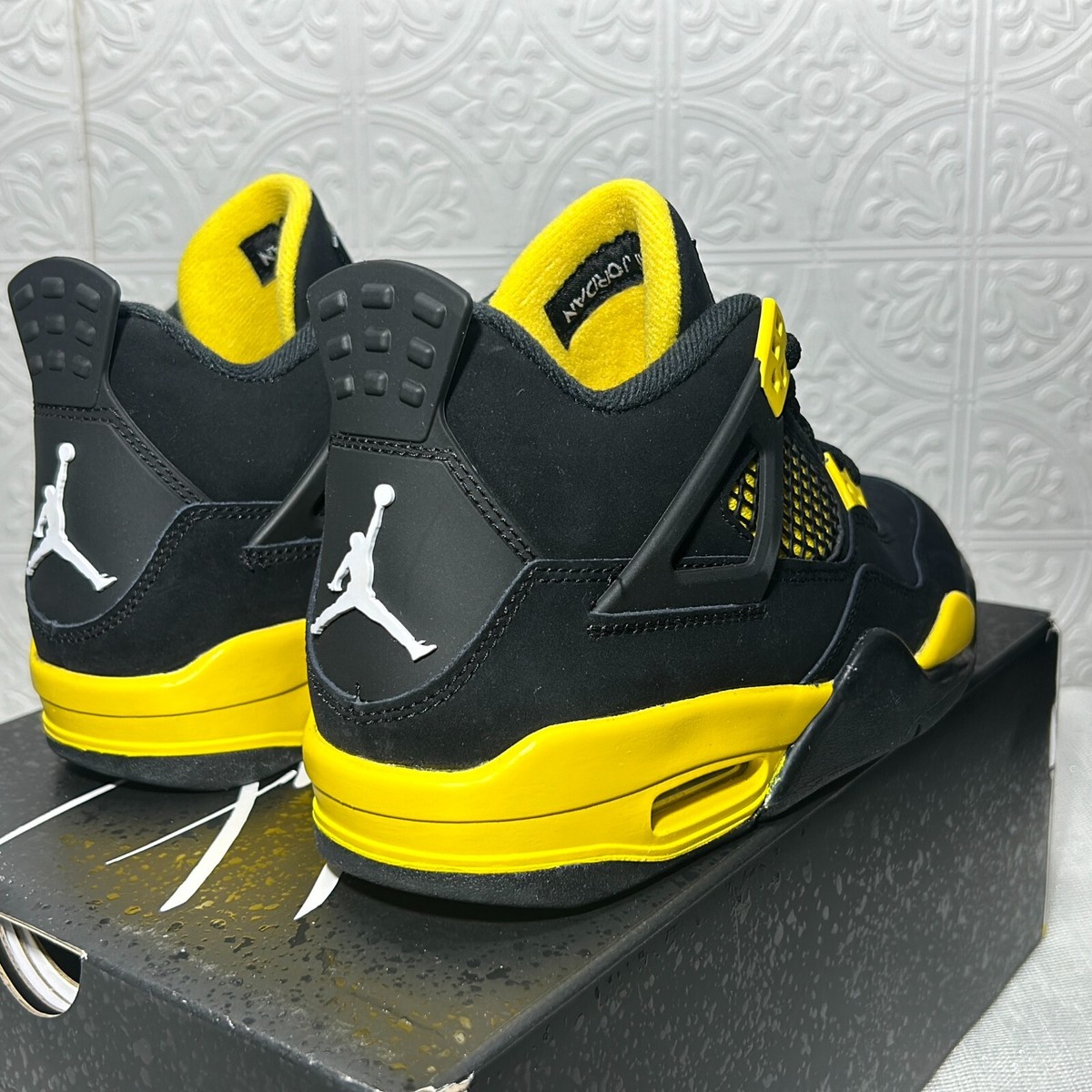 靴 AJ4 Thunder 27.5 Size 15 - Jordan 4 Retro Mid Thunder for sale online | eBay