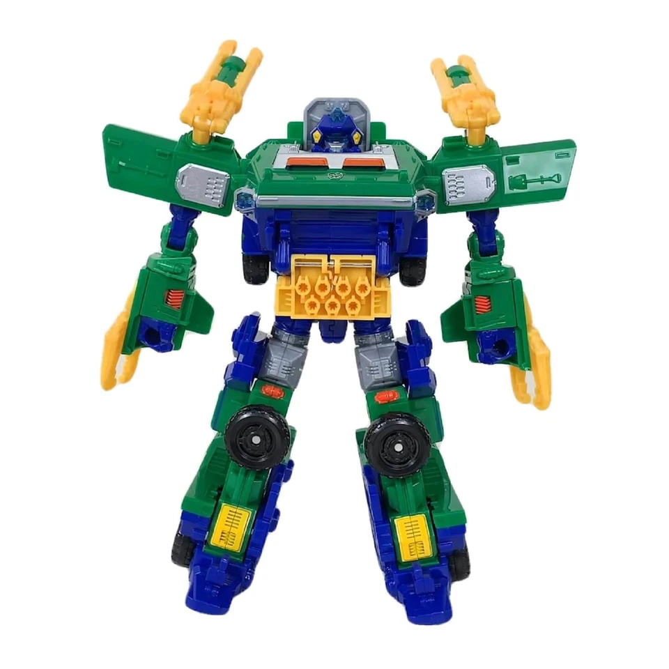 Figura de acción transformadora vehículo blindado Hello Carbot Green Farm robot juguete Foto 3 de 4