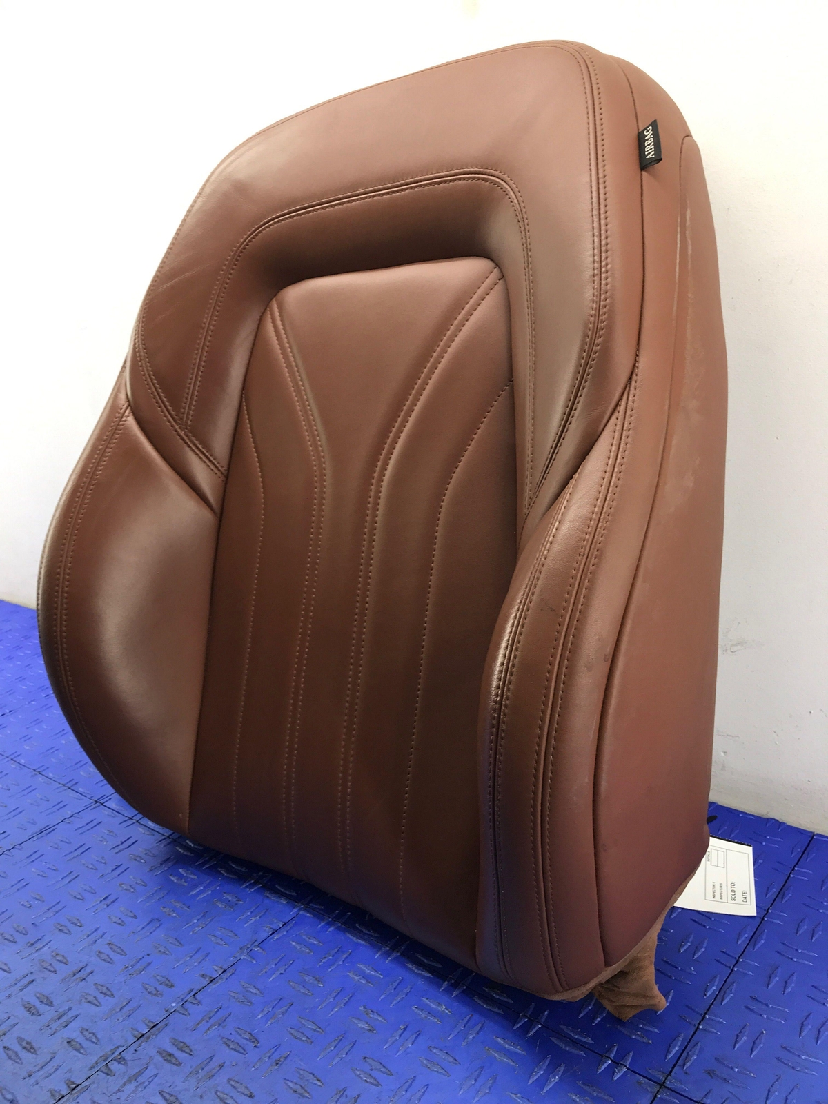 2017-2021 MASERATI QUATTROPORTE FRONT LEFT UPPER HEATED SEAT CUSHION BROWN OEM