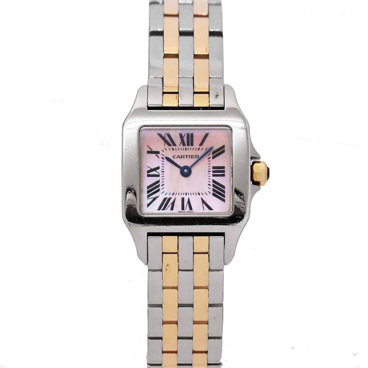 Cartier Santos Pink Mother Of Pearl 