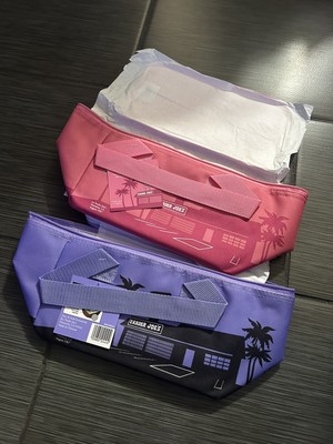   Trader Joe's Mini Insulated Bag (Pink & Lavender Set Of 2)  