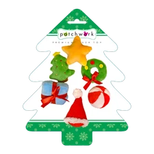 NEW! HOLIDAY TREE CAT TOY 6pc CHRISTMAS PLUSH SET PREMIUM CATNIP