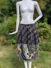 VINTAGE 1980  S DESIGNER KOOS AUTUMNAL PRINT SKIRT W TEXTURE