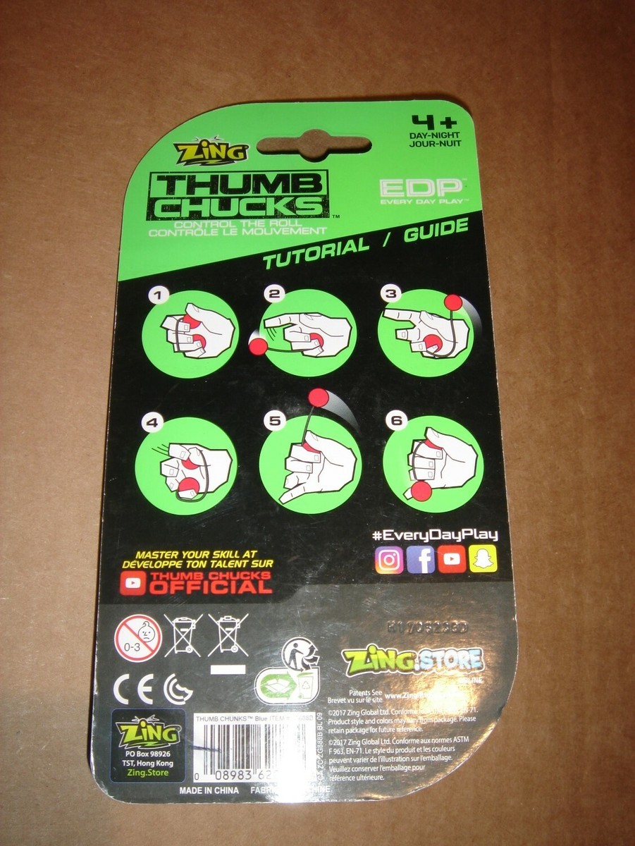 Zing Toys Thumb Chucks Metal Metal Chuckz Thumb Chucks Tricks