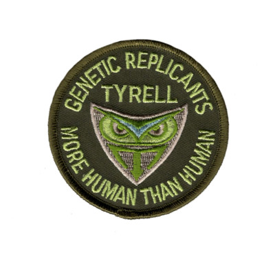 Blade Runner Tyrell Genetic Replicants Owl IRON ON Patch (3.0 inch-TY4)