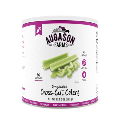 Dehydrated Cross-Cut Celery 18 OZ. Gluten-Free for Food Storage No Washing US