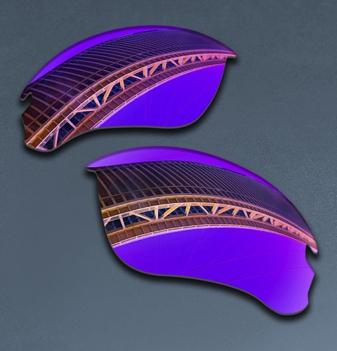 POLARIZED Replacement Lenses for Oakley Flak Draft Asian Fit OO9373 70mm - Foto 13 di 27