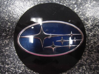 #ad #ad Subaru Black amp; Blue In Acrylic OEM Center Caps 2.25quot; 57mm 28821 VA000 One 1* $15.00