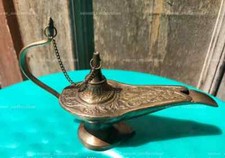 Aladin Öl Lampe Vintage ALADDIN Chirag Räucherstäbchen Brenner Vintage Geschenk