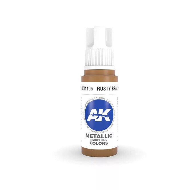 AK Interactive AK11195 - Rusty Brass 17Ml - New