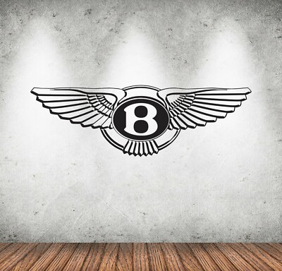 Bentley Wall Decal Art Emblem Garage Symbol Logo Car Vinyl Wall Sticker