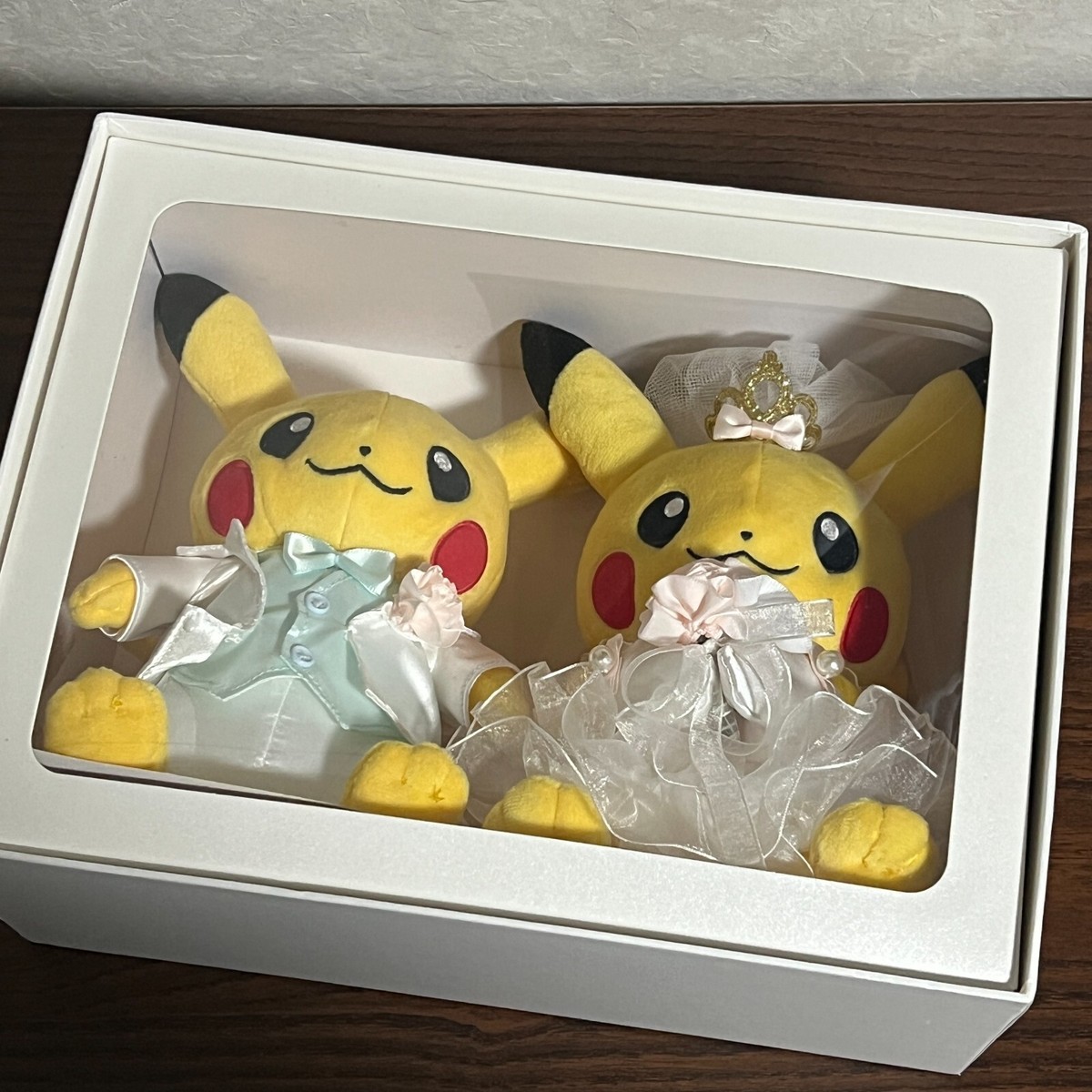 2018年　マスコットペアピカチュウ　precious wedding ポケモンセンター マスコット ペアピカチュウ Precious Wedding