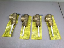 LOT OF 4 WATTS T&P  3/4" 10L-2 150PSI 80,000 BTU PRESSURE RELIEF VALVES