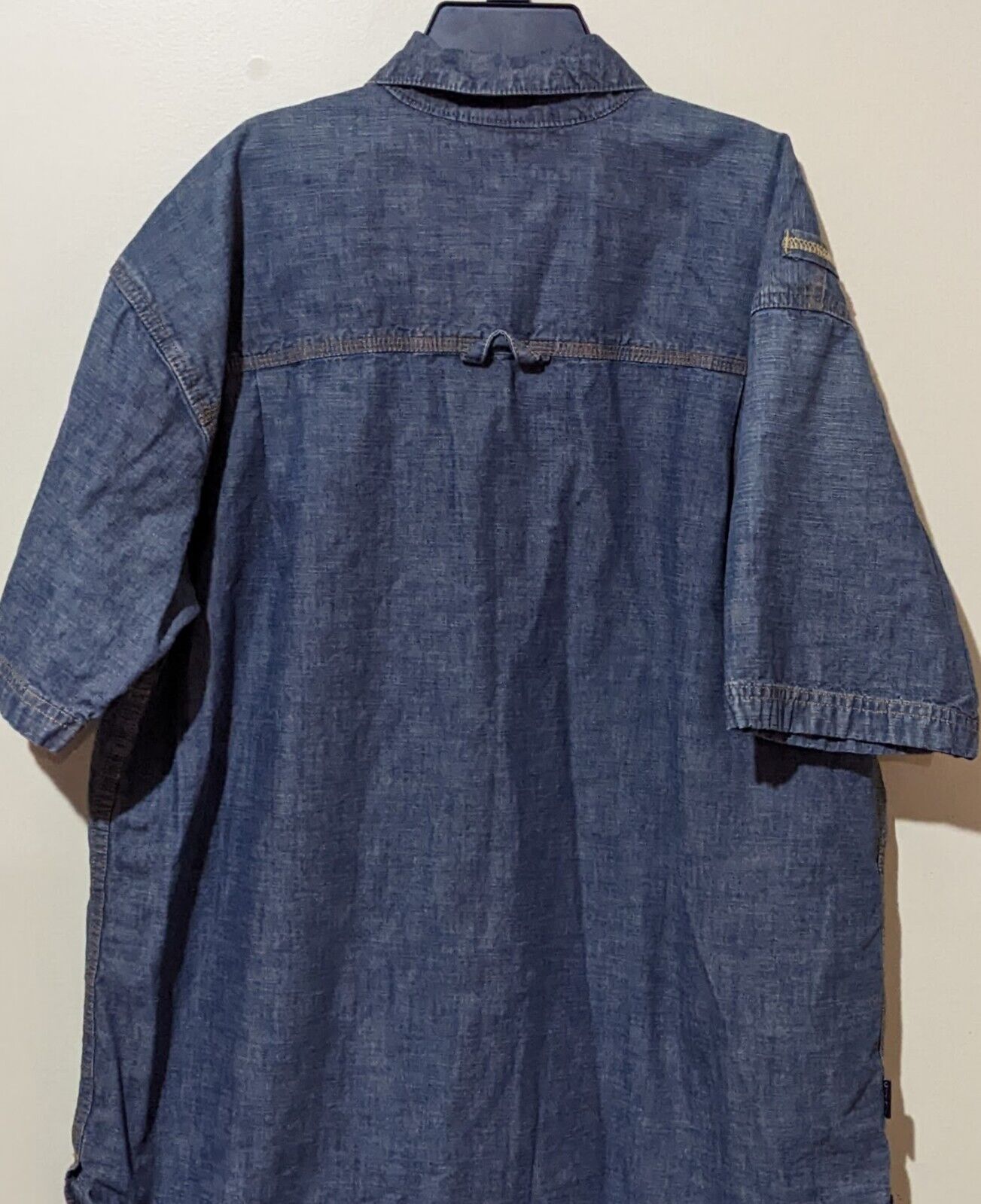 Sean John Men's Denim Blue Shirt Size Large - image 6