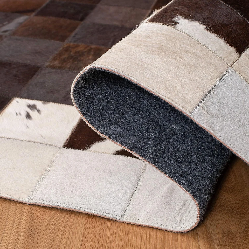 Premium Cowhide Leather Rug – Hair-On Skin Carpet in Large 5x8 & 8x10 Sizes - Image 4 of 4