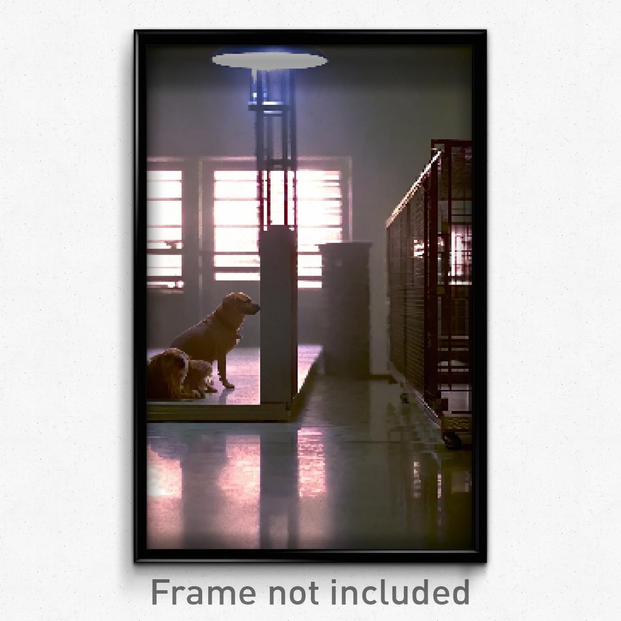 8 Bit Psychedelic Pixel Art Poster - Zealous Kennel Video Game Print