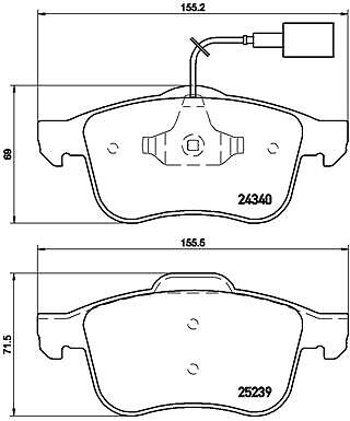 2x ✅Fits BREMBO P 23 132 Brake Pad Set, disc brake P 23 132 Brake pa ⭐UK Seller⭐ - Image 9