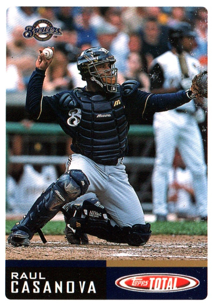 Raul Casanova C #124 Brewers Topps Baseball Card  2002