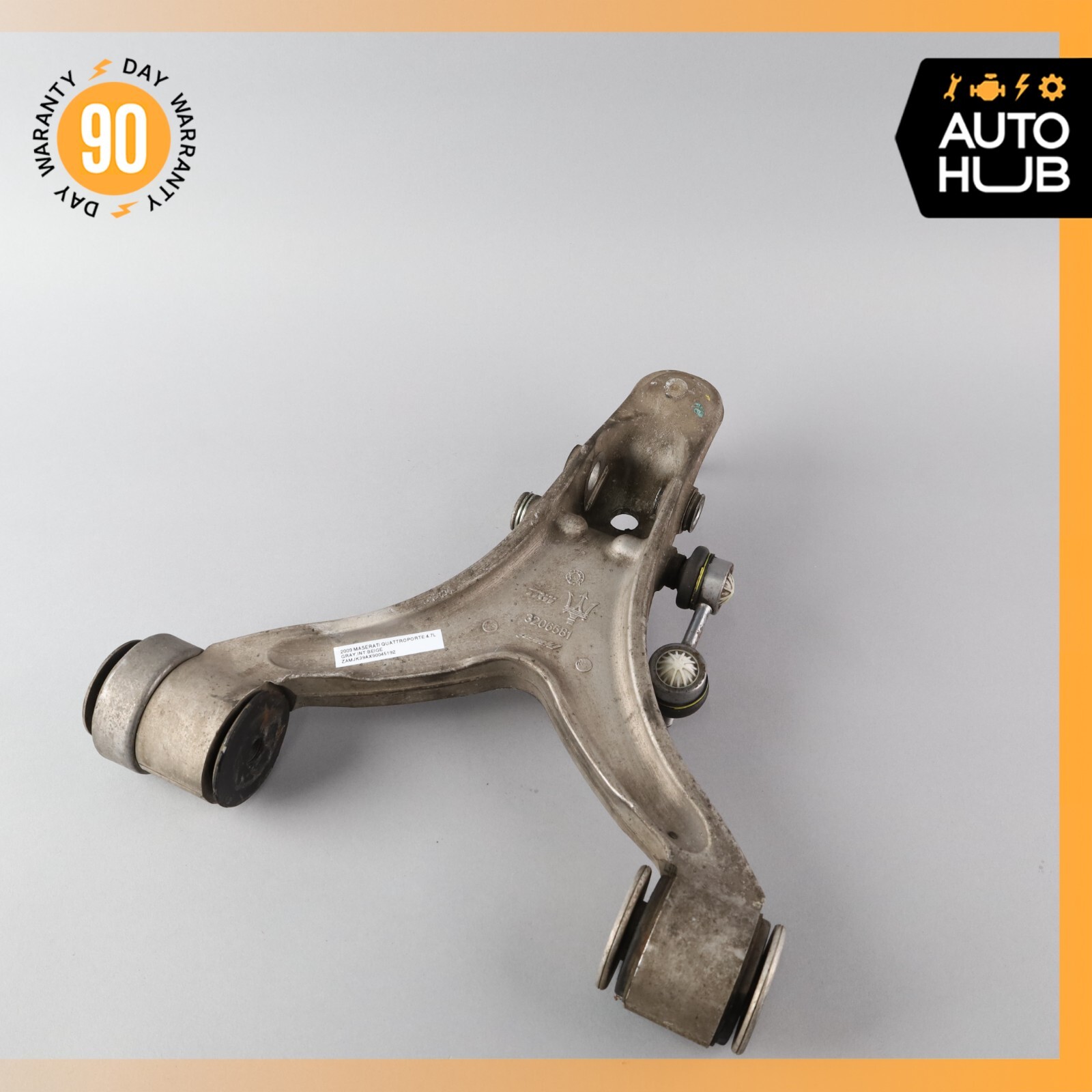 03-10 Maserati Quattroporte M139 Front Right Lower Control Arm 3206581 OEM 50k