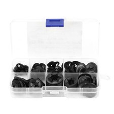 260pcs Manganese Steel Push On Washer Retaining Lock Washers Box Set 3-12mm RS