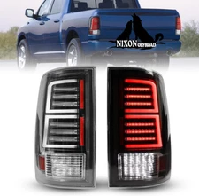 Pair LED Sequential Tail Lights for 2019-2024 Dodge Ram 1500 Classic Left+Right