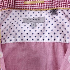 Ted Baker Size 6 Pink Button Down Mens Shirt