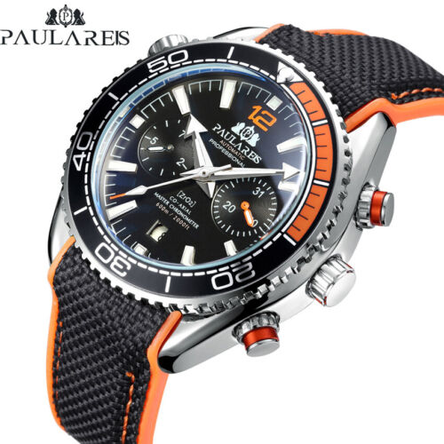 Luxury Multifunctional Fashion Business Men's Mechanical Watch Luminous Watch - Picture 1 of 27