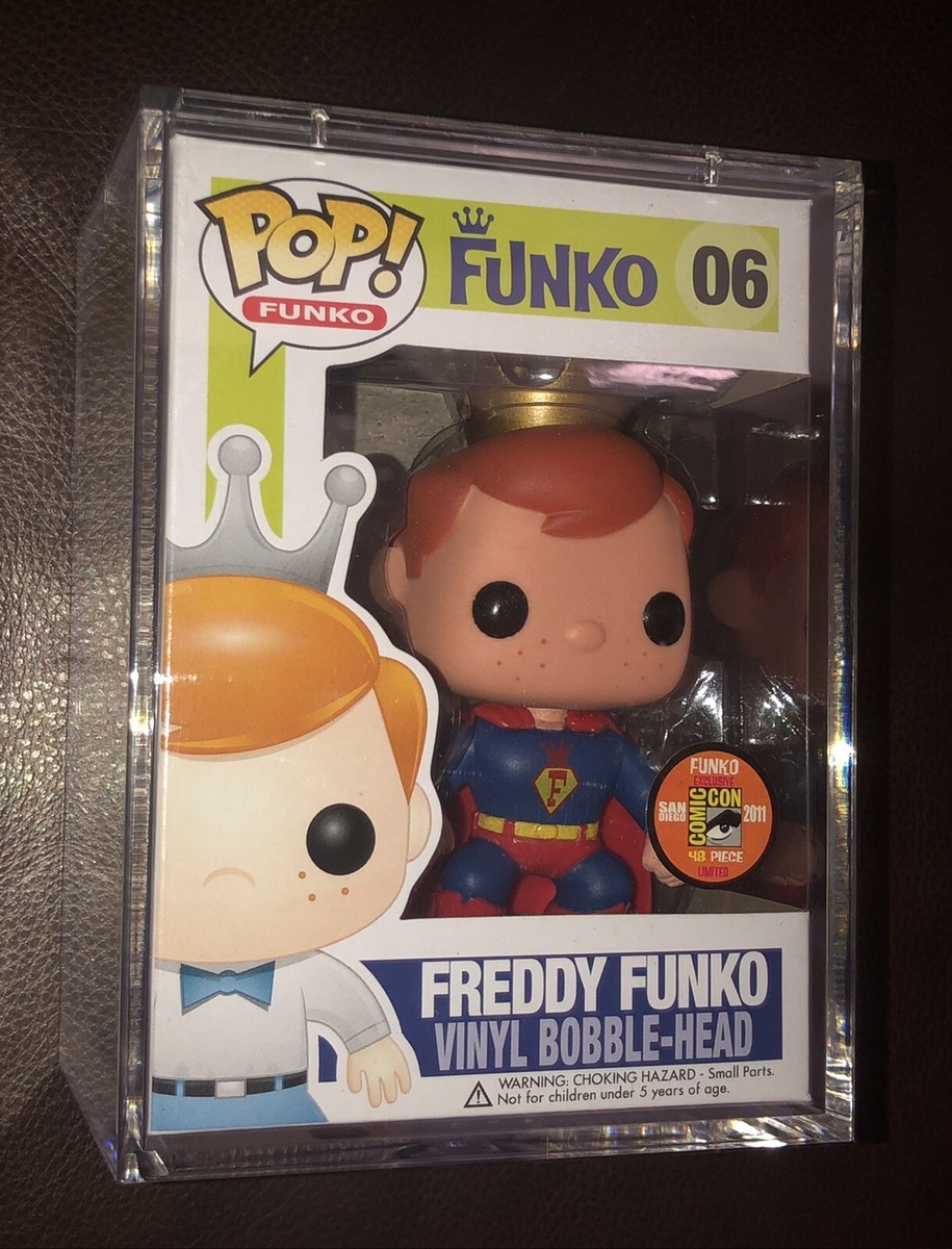Freddy FUNKO as Superman Pop 06 SDCC 2011 Fundays 1/48 RARE GRAIL