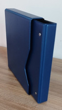 raccoglitore album blu l con custodia per cartoline banconote santini monete