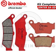 PASTIGLIE FRENO BREMBO ANTERIORI SA + POSTERIORI BMW F 650 1994 1995 1996 1997
